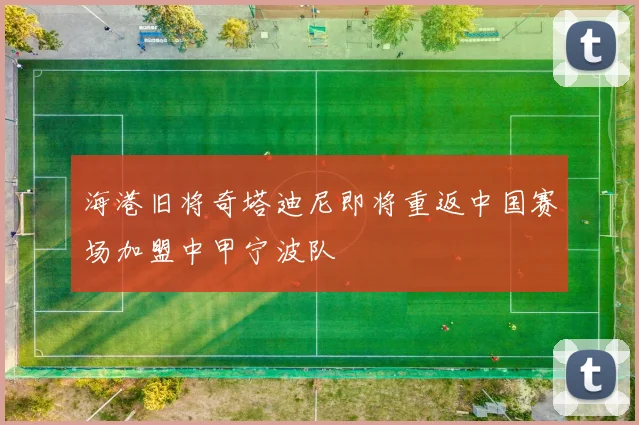 海港旧将奇塔迪尼即将重返中国赛场加盟中甲宁波队